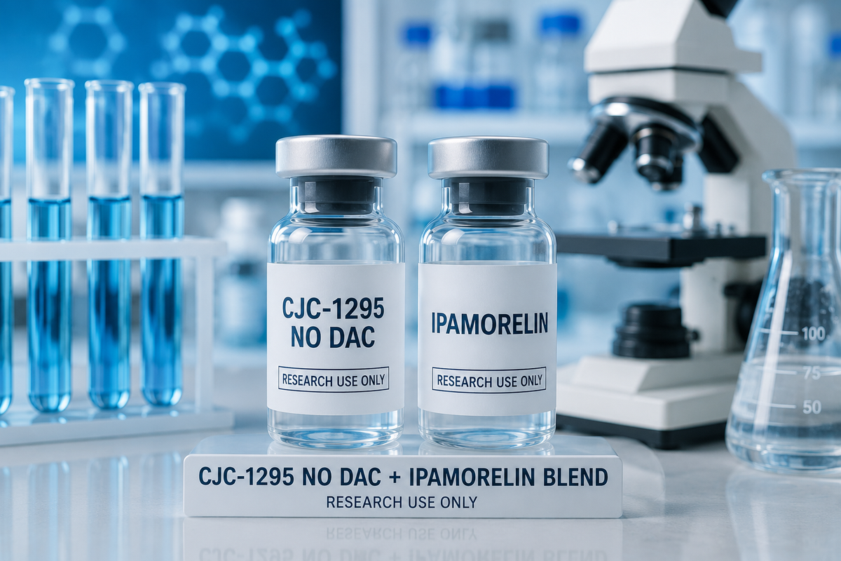 Title CJC-1295 No DAC + Ipamorelin Blend UK - Research Peptides UK