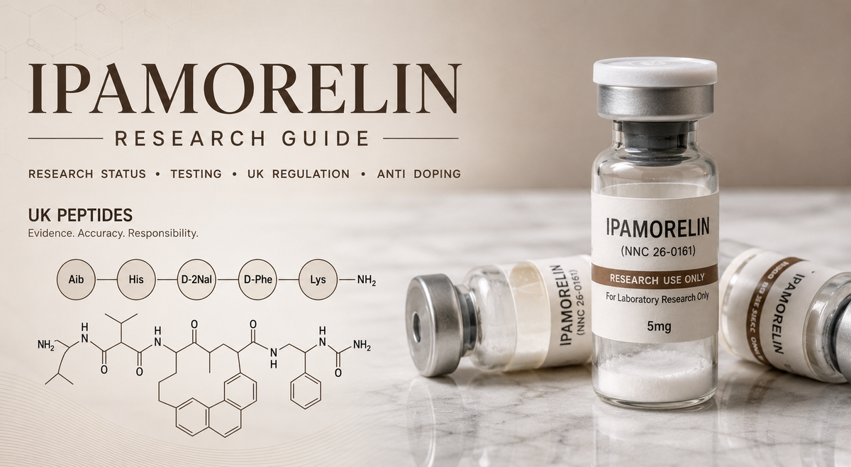 Ipamorelin UK: Research Status, Testing & UK Peptides