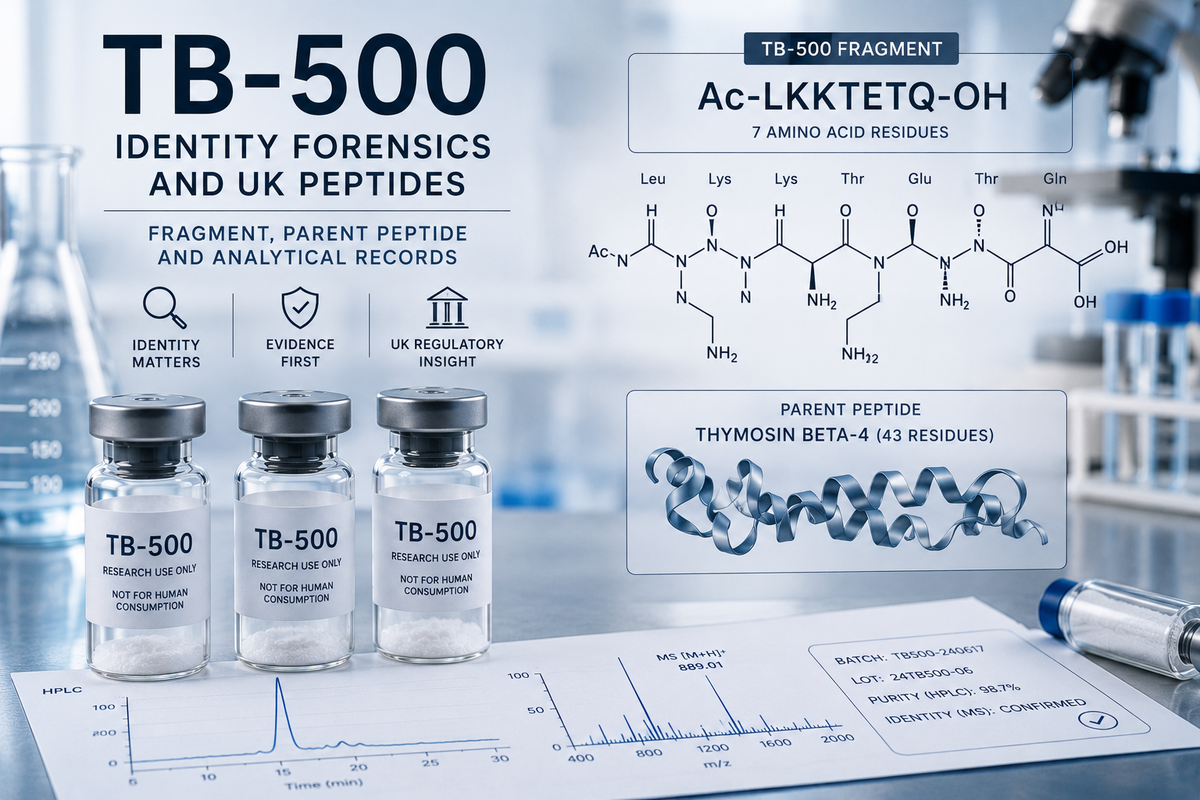 TB 500 UK: Identity, Evidence & UK Peptides