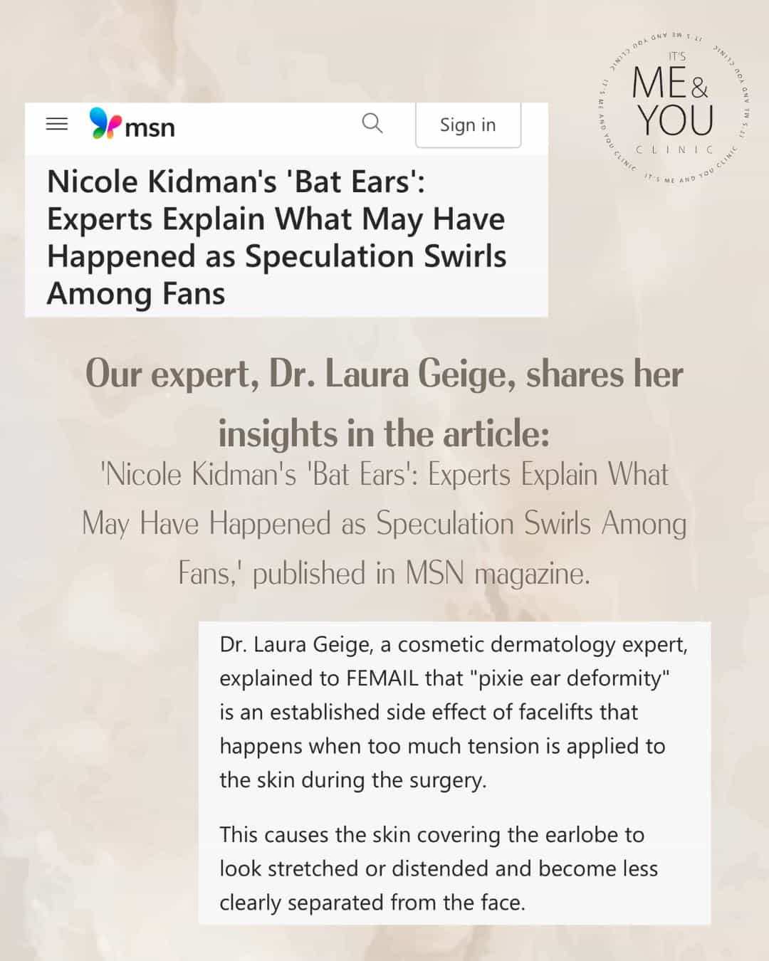 Non-surgical cosmetic treatments in London, Kingston upon Thames and Surrey – Botox, dermal fillers and skin rejuvenation at It’s Me and You Clinic.