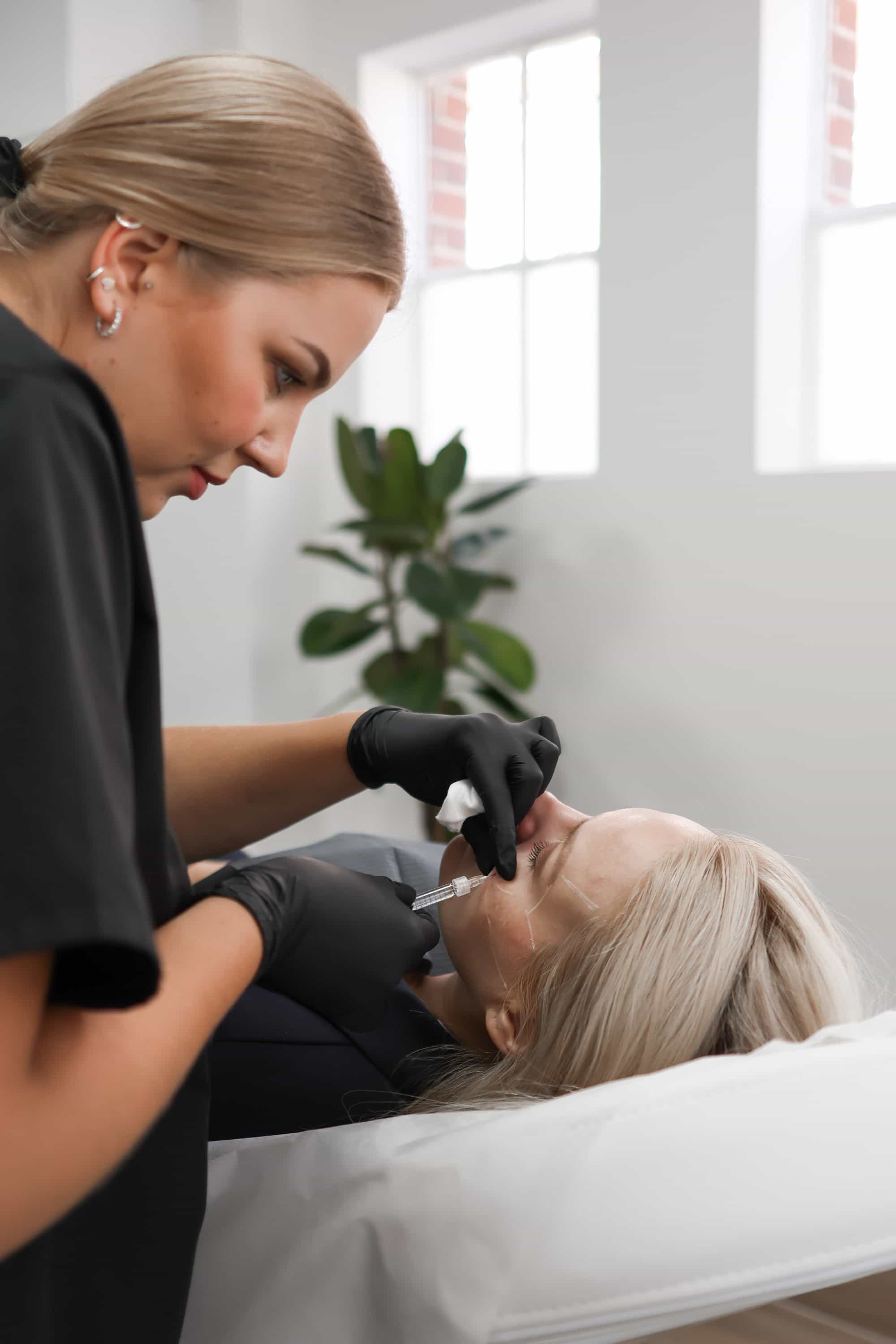 Uneven skin tone on face treatment at It’s Me and You Clinic in London, Kingston upon Thames and Surrey using chemical peels, microneedling, laser resurfacing and pigmentation correction.